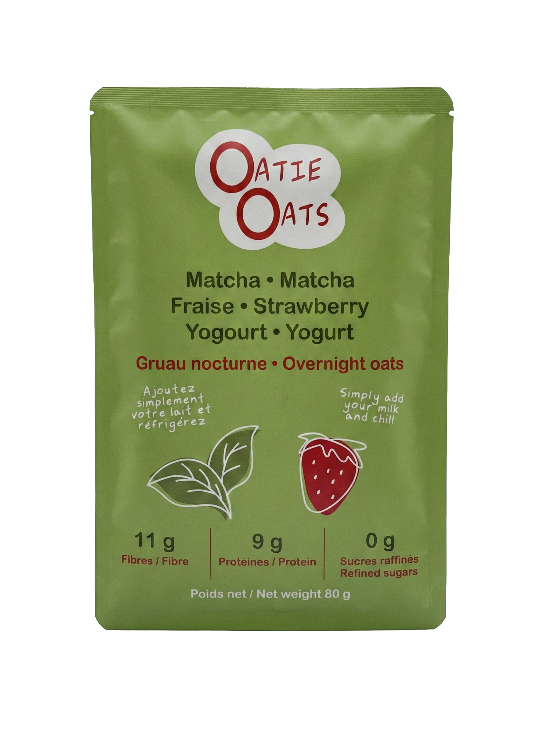 Matcha Strawberry Yogurt