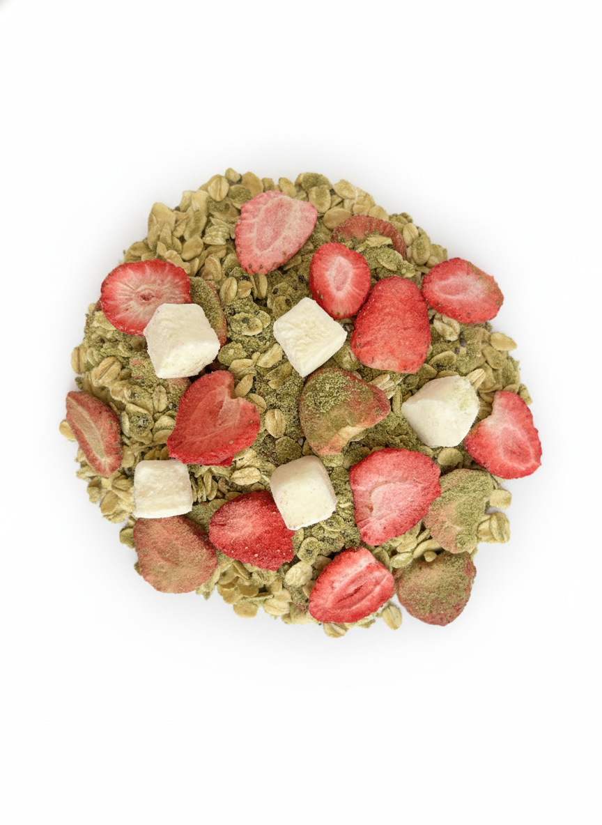 Matcha Strawberry Yogurt