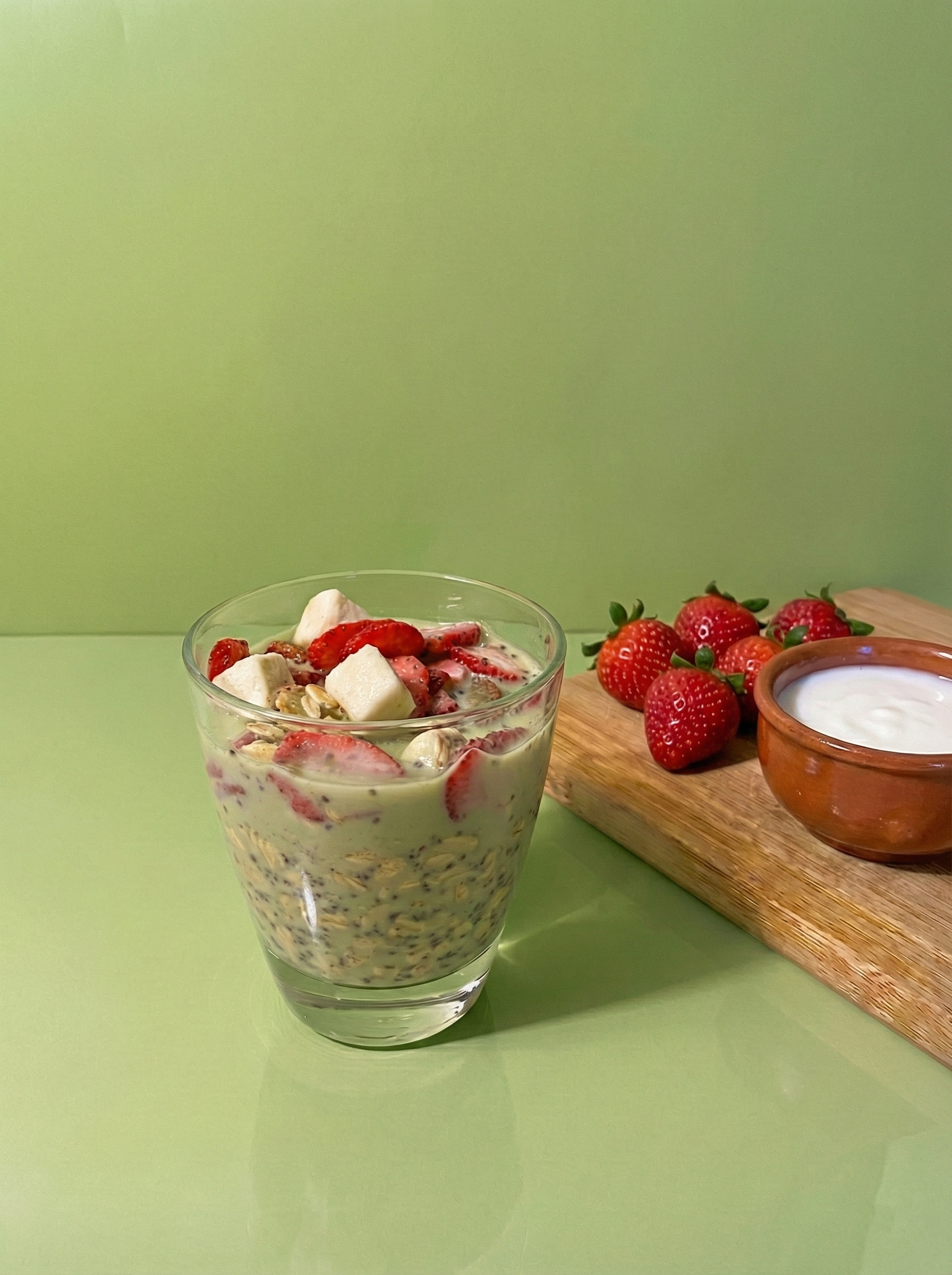 Matcha Strawberry Yogurt